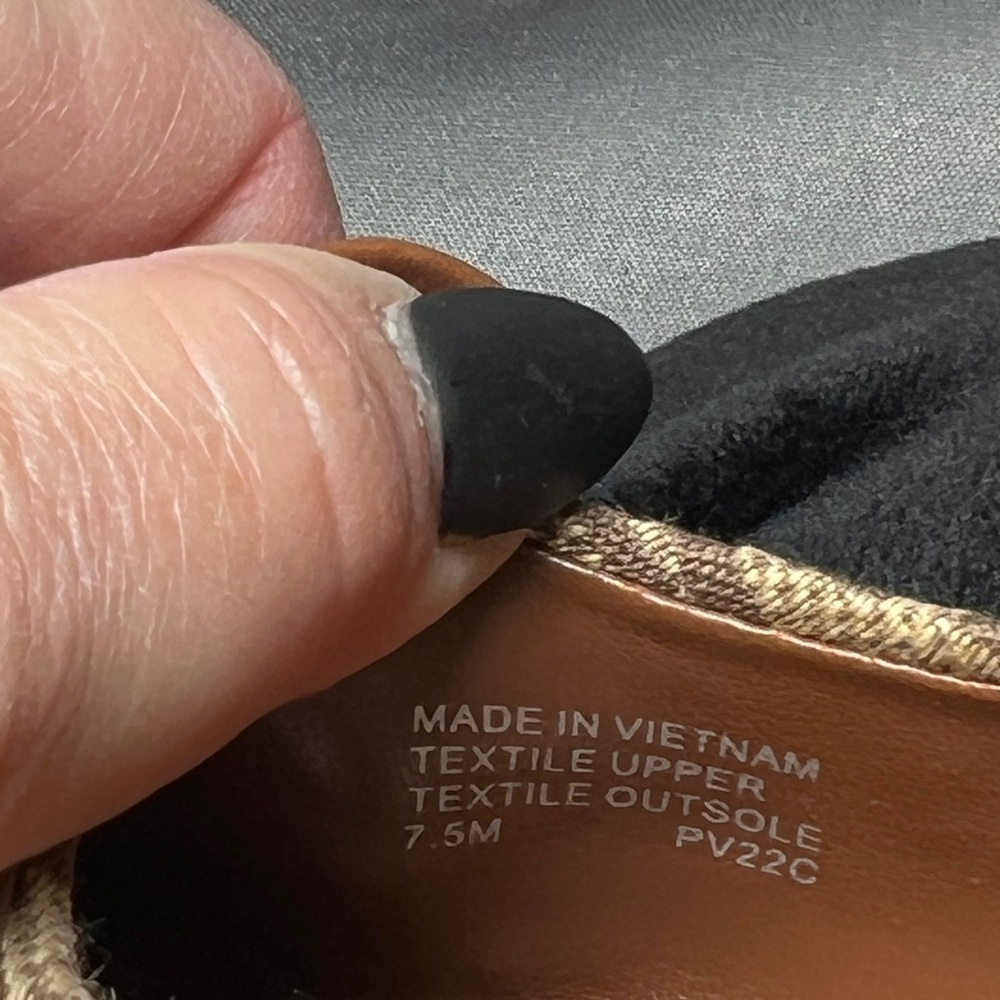 Michael Kors Women’s Brown and Tan MK Logo Ballet Flats Bow Size 8.5‎ - Picture 10 of 12
